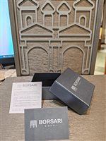 Bracciale Borsari gioielli Uomo Kaleido in Acciaio Zircone BR-KAG04GNU - BR-KAG04GNU